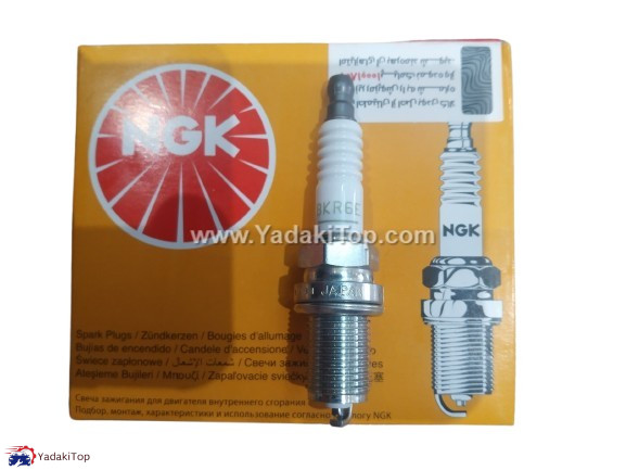 شمع موتور تک پلاتین انژکتوری پایه کوتاه NGK همیار هامی کد BKR6E 6962