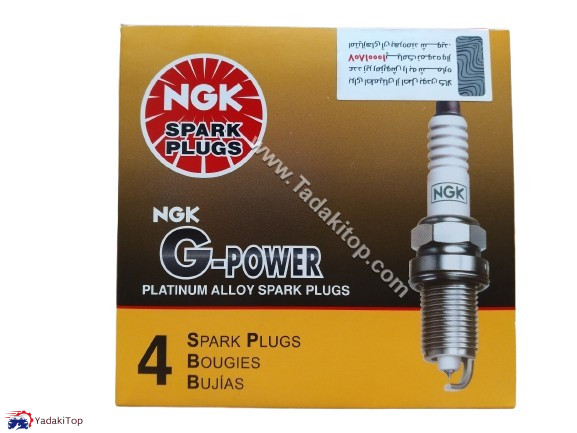 شمع موتور سوزنی پلاتینیوم پایه بلند NGK همیار هامی کد 5018 LFR5AGP بسته 4 عددی مناسب برلیانس H220